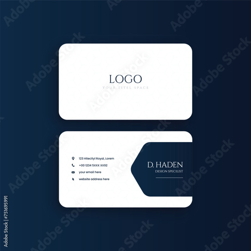 Creative Minimal and modern business card template