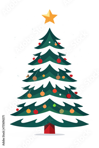 christmas tree vector