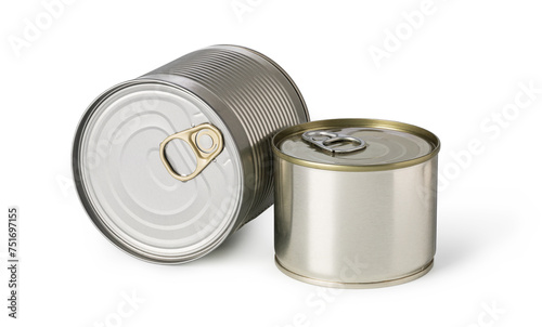 metalic tin can