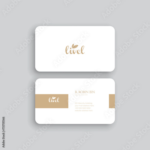 Vector professional business card design