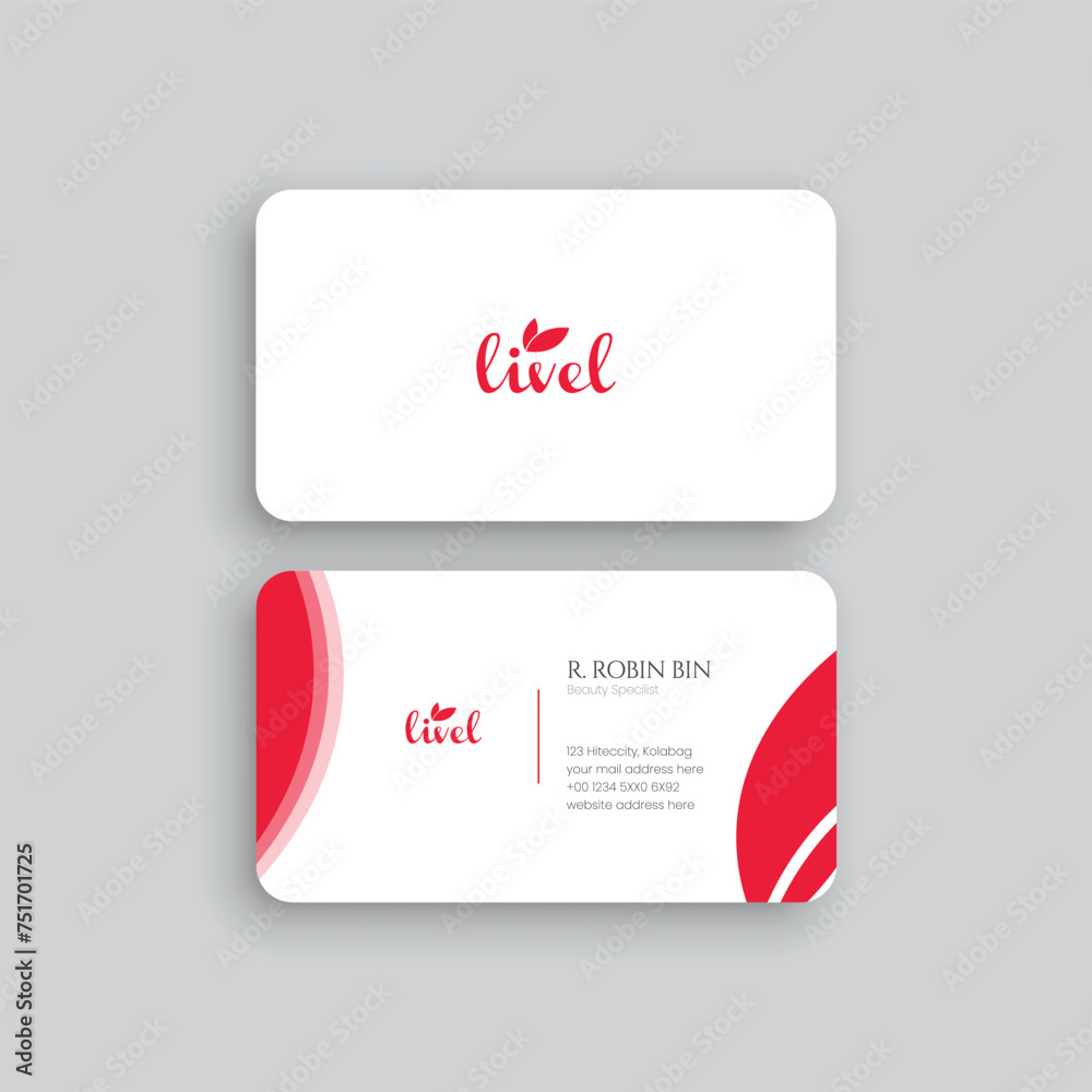 Vector professional business card design Vector professional business card design
