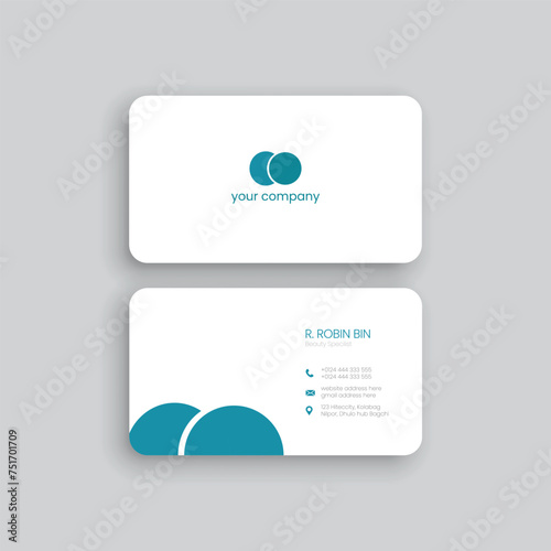 Vector professional business card design