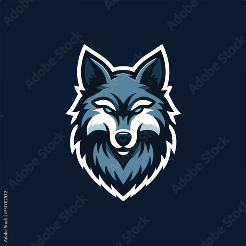 Esport vector logo wolf  wolf icon  wolf head  vector  sticker