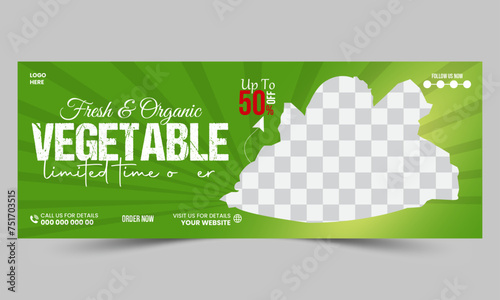 modern social media facebook cover or web banner template