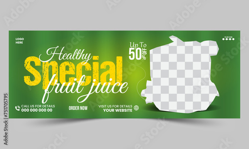 modern social media facebook cover or web banner template