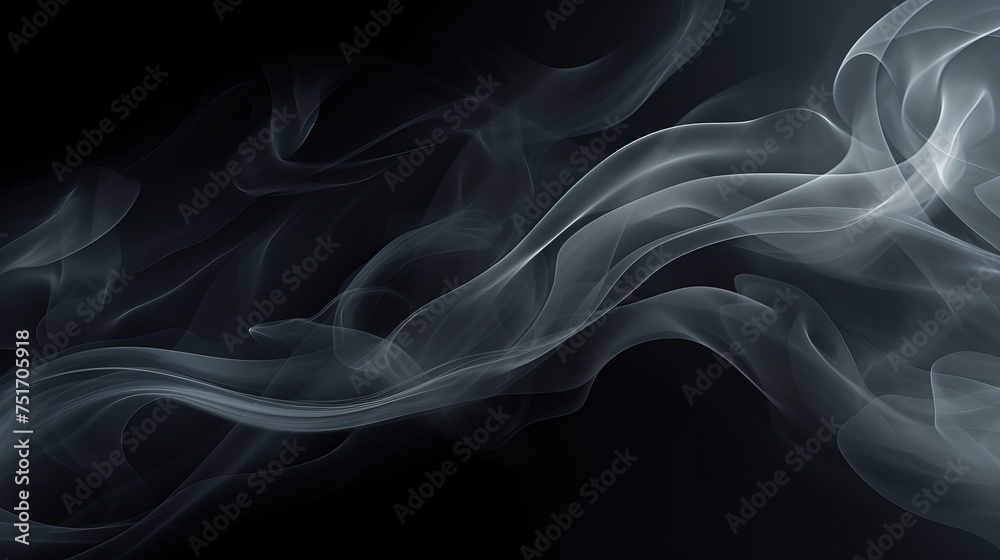 Abstract Grey Smoke Background on Dark Surface Abstract Grey Smoke Background on Dark Surface
