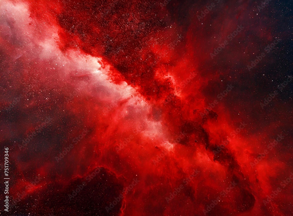 Red nebula wallpaper/background