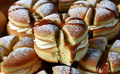 Capture the essence of Twinkies in a mouthwatering food photography shot photo