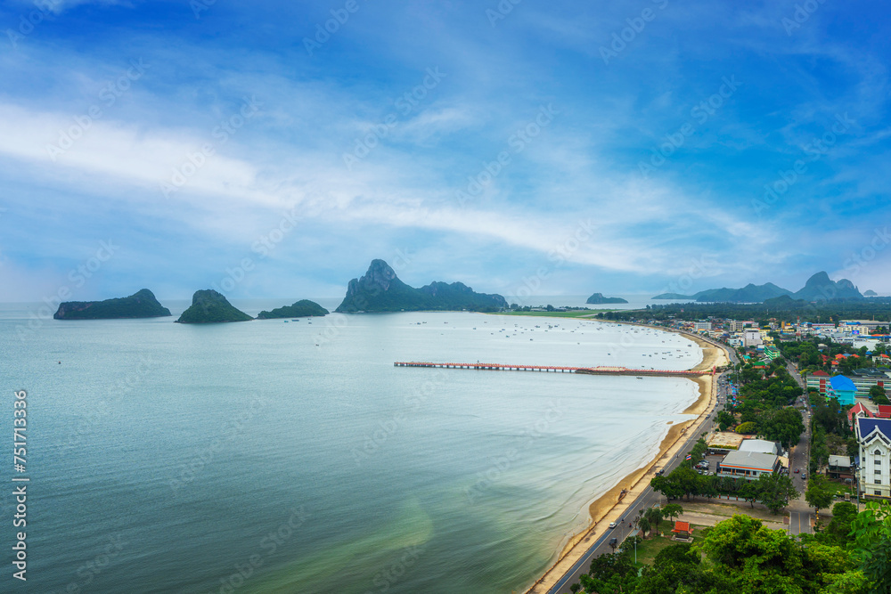 Ao Prachuap Khiri Khan Province. Ao Manao bay in Prachuap Khiri Khan, Thailand. Ao Prachuap Khiri Khan Province. Ao Manao bay in Prachuap Khiri Khan, Thailand.