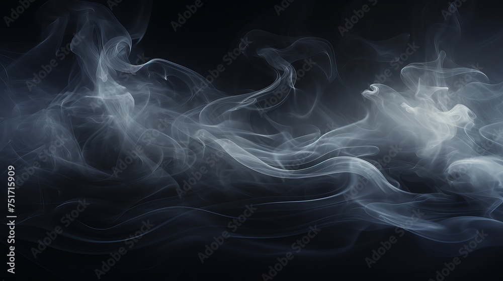 Conceptual Image of Swirling Fumes in Dark Interior Conceptual Image of Swirling Fumes in Dark Interior