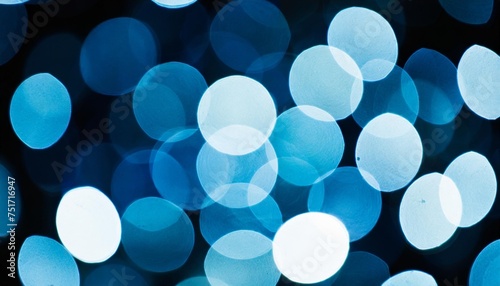 blue and white bokeh lights image sparkling circles abstract background defocused background