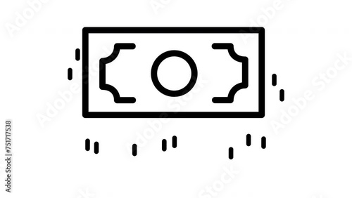  Icon currency value increase animated motion graphics