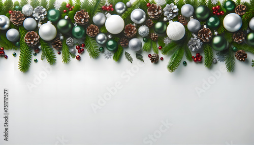 Frise pour fond de Noël ou du nouvel an