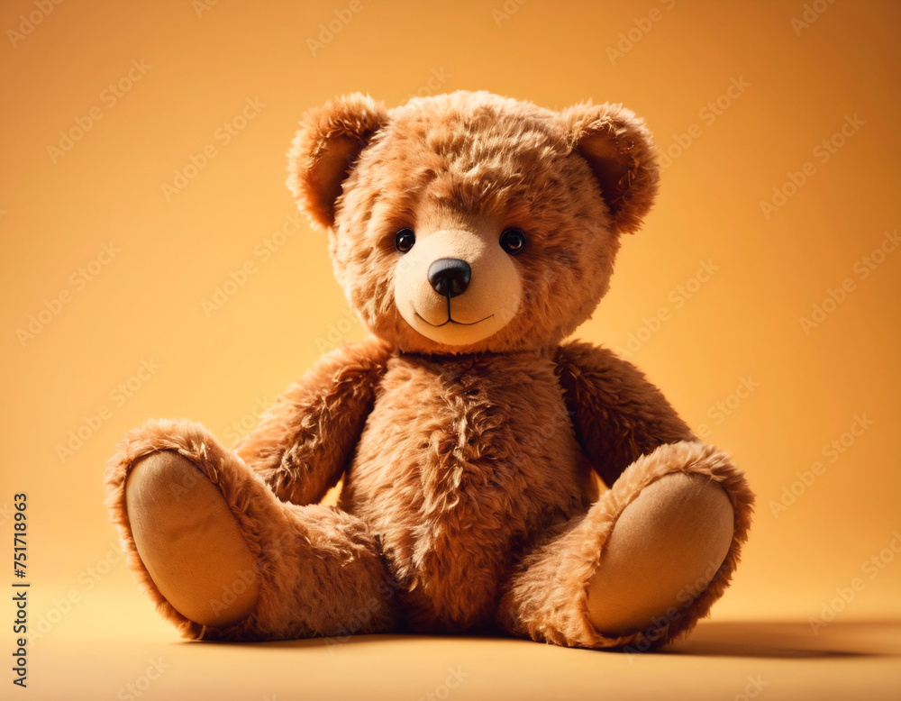 Cute teddy bear. Soft plush toy