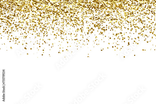 Confetti gold color png, Birthday holiday wedding, glitter dust confetti,  Golden confetti falling down isolated on transparent background. photoshop overlays, png	