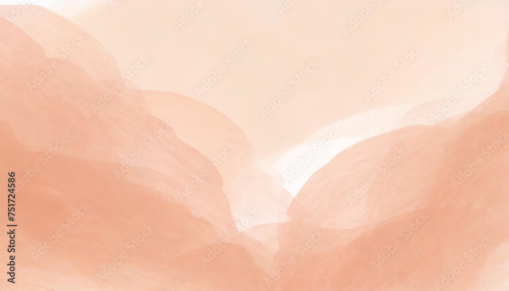 watercolor peach beige background for paper design soft pastel wallpaper illustration as template for layout composition