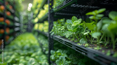 The interior of greenhouse offers a glimpse into the world of small-scale agriculture