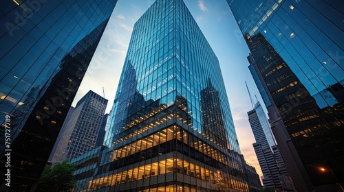 wealth finance skyscraper building