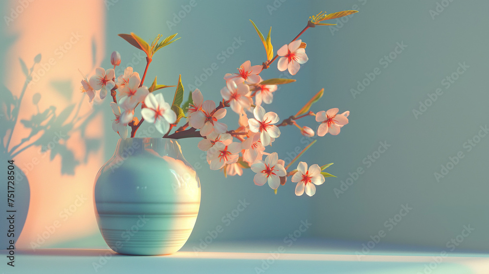 vase with flowers vase with flowers