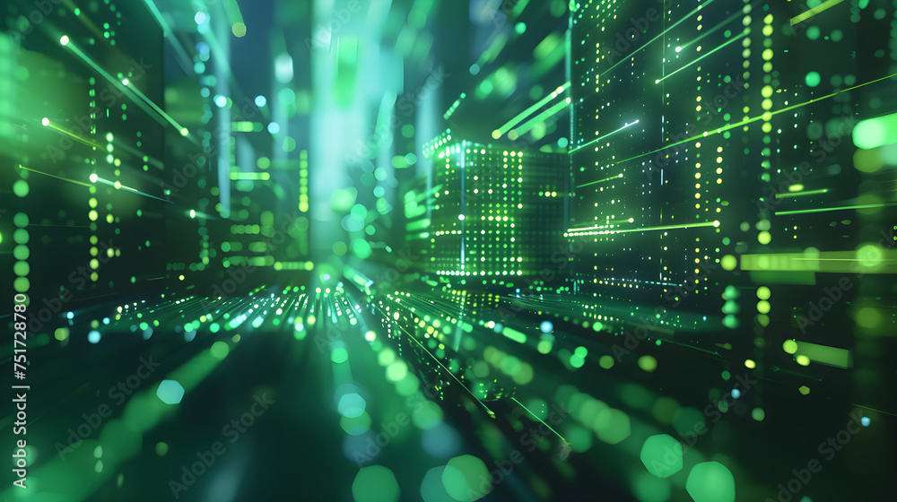 Futuristic digital data stream background Futuristic digital data stream background