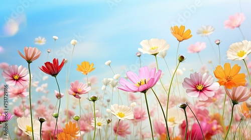 cheerful light colorful background © vectorwin