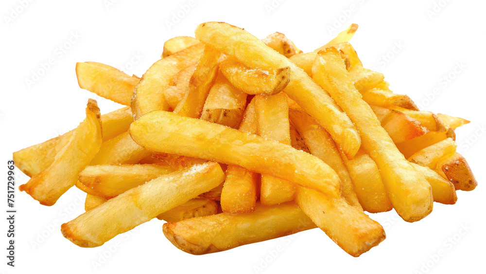 Crispy french fries, cut out - stock png. Crispy french fries, cut out - stock png.