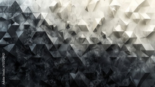 Black and White Geometric Pattern