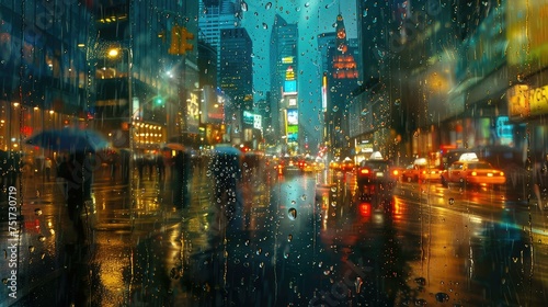 puddle new york rain