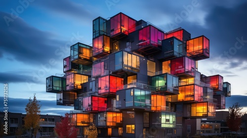 urban living apartment building