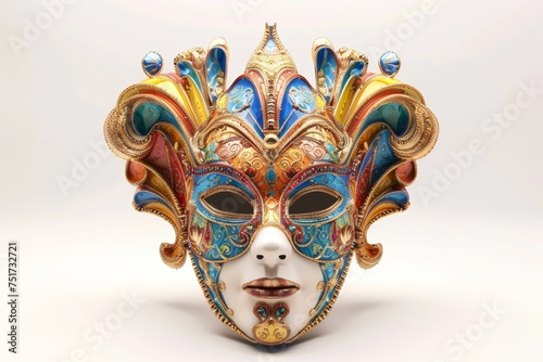 Carnival mask isolated on white background 