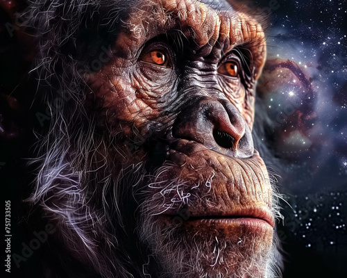 Ancient hominids and their connection to the cosmos Close up
