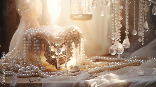 platinum wedding jewelry background photo