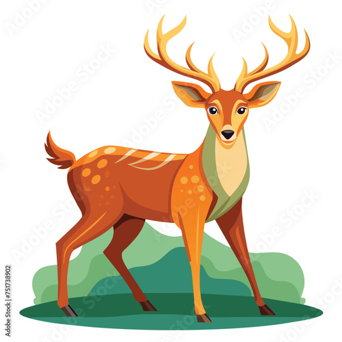 Illustration of a deer  © CreativeDesigns