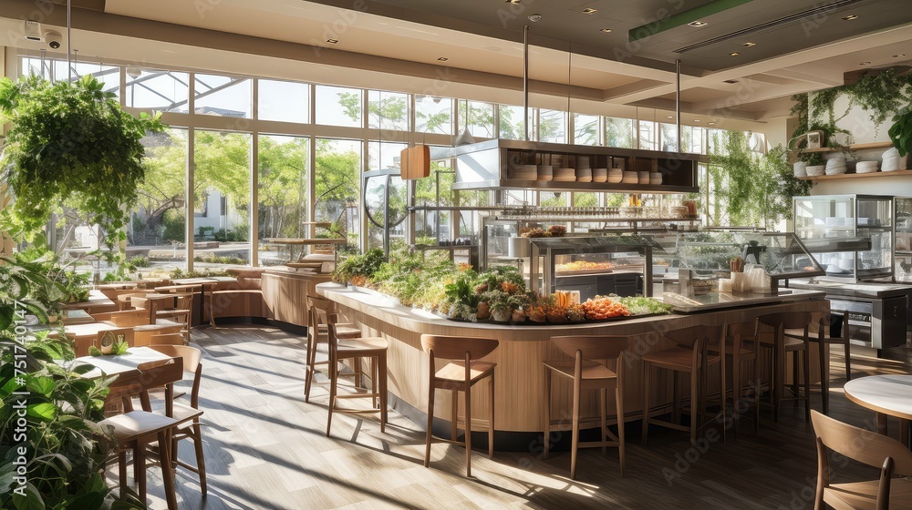 Fototapeta premium latte cafe kitchen background