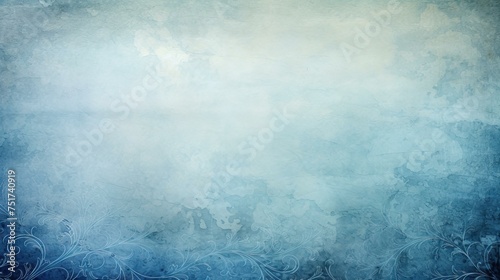 winter blue vintage background