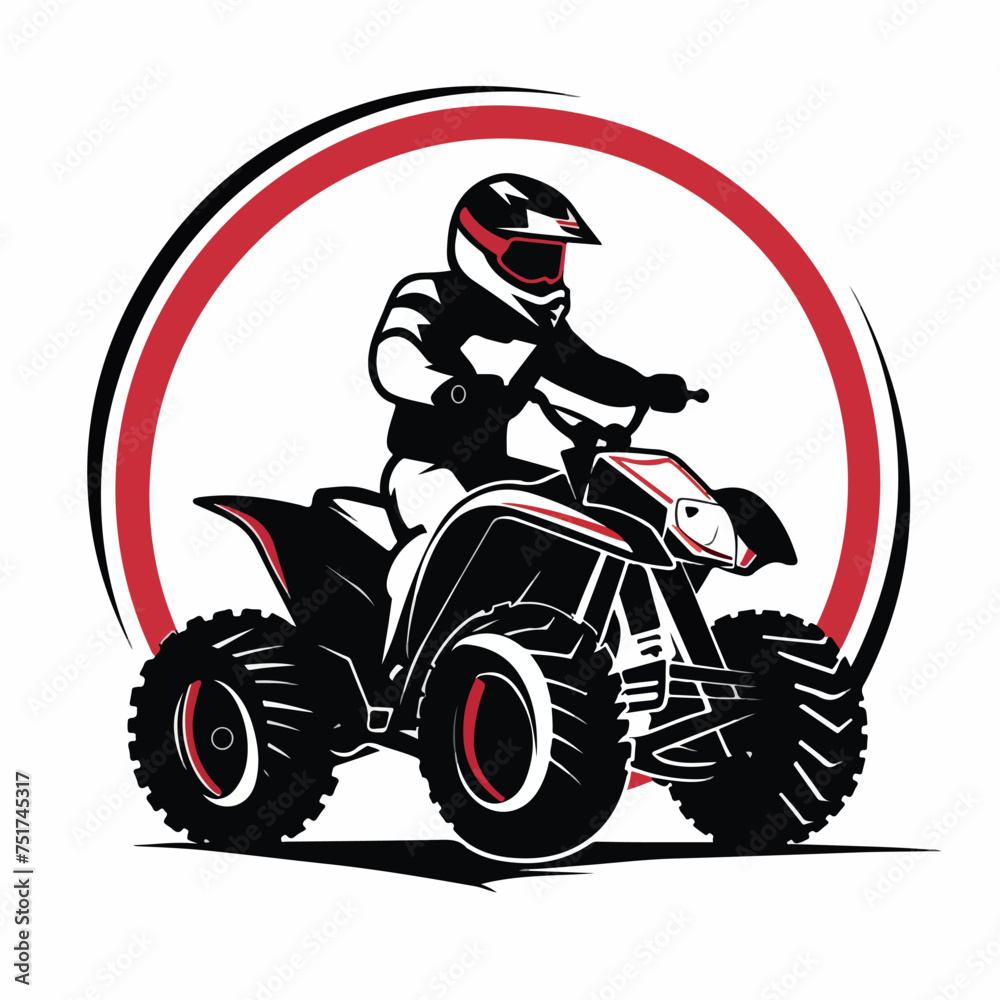 Quad bike in cartoon, doodle style. Image for t-shirt, web, mobile apps and ui. Isolated 2d vector illustration in logo, icon, sketch style, Eps 10. AI Generative Quad bike in cartoon, doodle style. Image for t-shirt, web, mobile apps and ui. Isolated 2d vector illustration in logo, icon, sketch style, Eps 10. AI Generative
