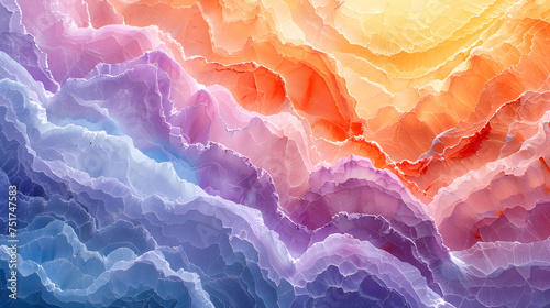 a vibrant abstract using watercolors and salt, showcasing the natural patterns Background. Ai Generated	