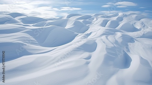 winter snowdrift snow background © vectorwin