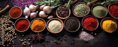 dried herbs and spices