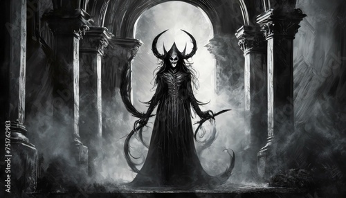 Paranormal Dark Fantasy. Realm of Shadows. Gothic Demon