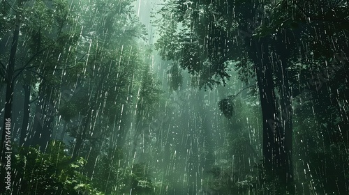 biodiversity rainy forest © vectorwin