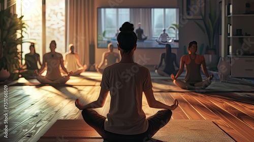 wellness virtual yoga class