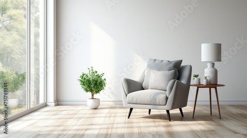 comfortable armchair interior room