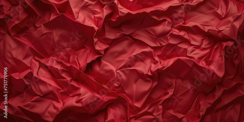 Vivid Red Paper: Abstract Background Design