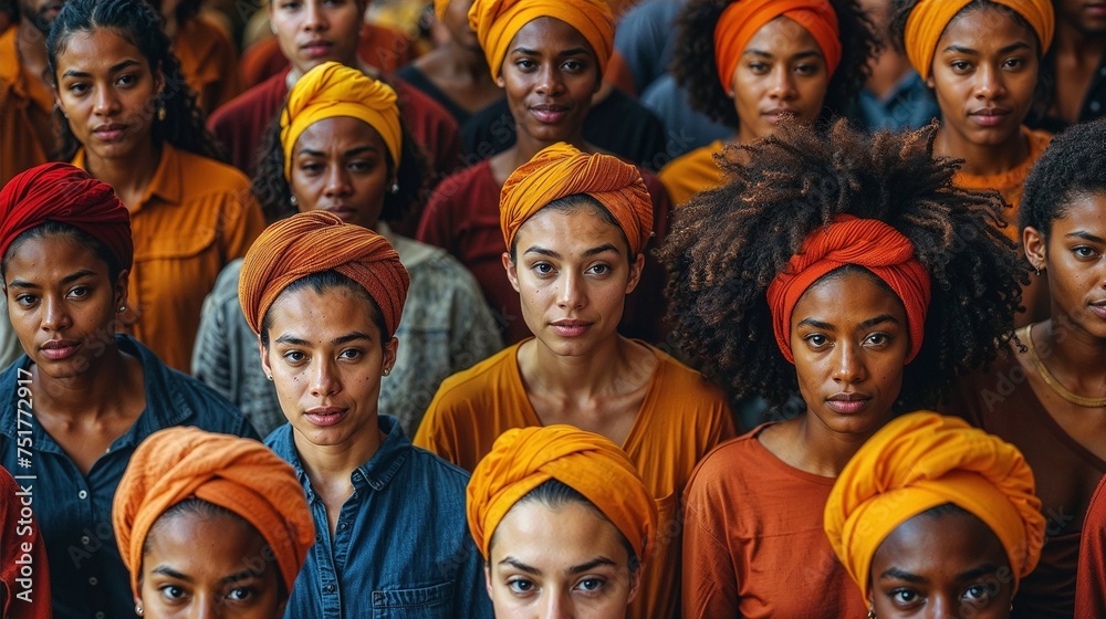 Vielfalt und Einheit: Gruppe diverser Menschen unterschiedlicher Herkunft