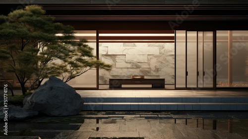 minimalist design japanese background