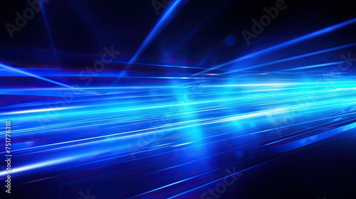 glowing blue neon background