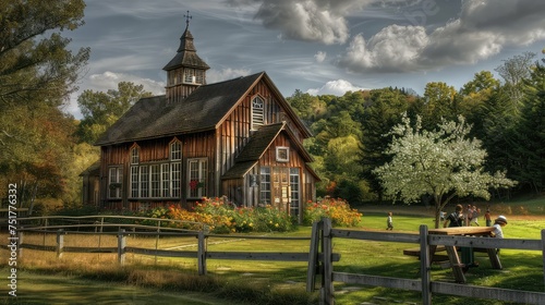 books old fashioned school house