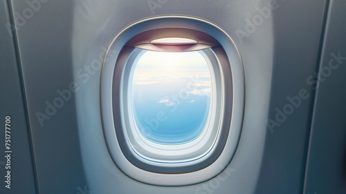 A set of vector-realistic airplane windows, showcasing the detailed design of aircraft