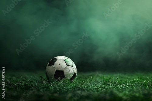 a football ball on grass © Sveatoslav